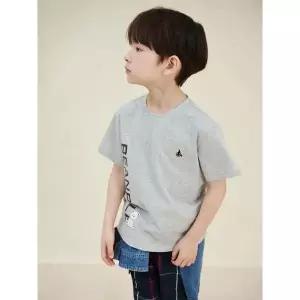 백화점정품 빈폴 키즈 아동 상하복 세트 선물 빈폴키즈 [33% ][BEANPOLE ] 남아 곰돌이 체크 반팔 상하 그