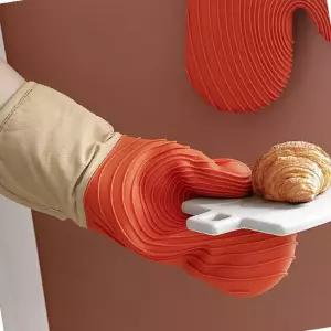 실리콘 주방 냄비 집게 1+1 내열 방열 오븐 장갑 홈쿡 필수템