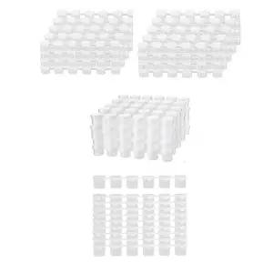 화통 화구통 그림통 빈 페인트 포트 스트립 경량 아크릴 보관기 홈 파티용 미니 페인팅 컵