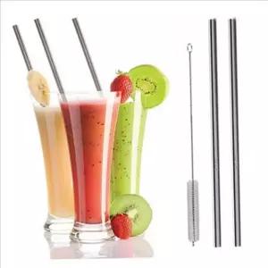 친환경 스텐 빨대 세트 휴대용 스테인레스 빨대 세척솔 중형 2p npf5+5Pzb