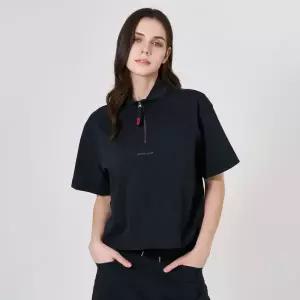 [롯데백화점]스파이더 여성 프로웹쿨 우븐 아노락 반팔 SPKMCNRS351WBLK