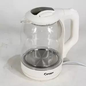 케이페이지 대용량 유리포트 KEP-G18W 내열유리 1.8L 전기 주전자 티포트 가정용 무선포트