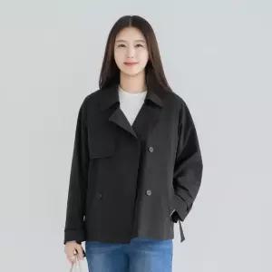 엄마옷 마담4060 클래식더블숏트렌치자켓 -QJK2603016-