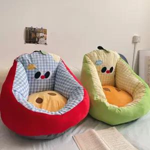 귀여운 사과 미니 소파 독서 좌식 쿠션 거실 창가용