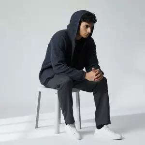 [모로엠] 체크 패턴 남성 커플 윈드자켓 ON-JUA-QWFMFKM2