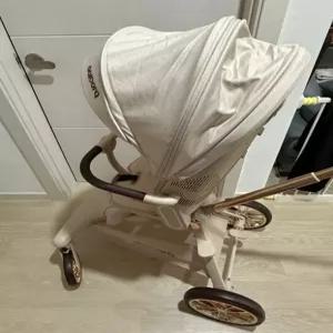 올보르트라이크 앨빈 트라이크 유모차 휴대용 초경량 아기 애기 유모카 (디럭스샴페인)