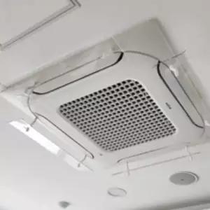 ( )에어컨 날개 천장형 바람개비 팬 가드 바람막이 4개