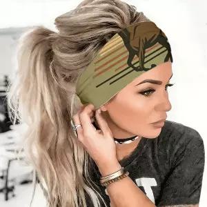 올리브 사슴 헤어밴드 요가 헬스 여성