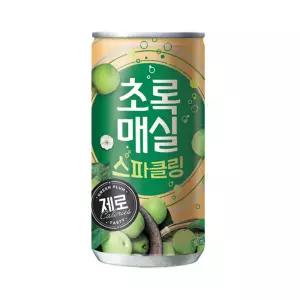 웅진 초록매실 스파클링 제로 180ml 30입