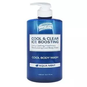 쿤달 쿨 앤 클리어 아이스 부스팅 쿨 바디 워시 아쿠아 민트 1058ml(SH)