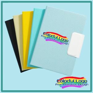 1개 A5 무료 디자인 맞춤 로고 컬러 인쇄 노트북 PU 커버 심플하고 세련된 단색 자석 버클 다이어리