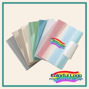 1개 A5 무료 디자인 맞춤 로고 컬러 인쇄 그라데이션 색상 자석 버클 PU 가죽 다이어리 비즈니스 노트