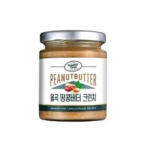 옭곡 땅콩버터 옳곡 크런치 200g 1개 100% 국산땅콩