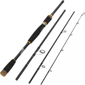 젠시츠 낚싯대 탄소 섬유 방적 및 주조 폴 소금물 저항 가이드 7피트/8피트/9피트/10피트/12피트-휴대용