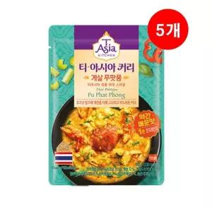 풋팟퐁커리 티아시아키친 게살 푸팟퐁 커리 170g 5개