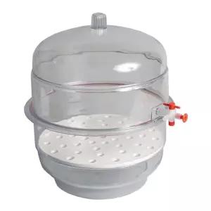 투명 폴리카보네이트 바닥이 있는 유나이티드 사이언티픽 진공 건조기 12인치(300mm) 각각 1개