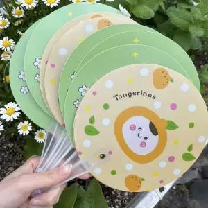 [베스트TOP100]과일부채 캐릭터 부채 휴대용손잡이 여름 손부채