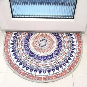 북유럽 감성 다용도 발매트 레드