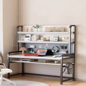 철제 타공판 책상 데스크 전면 공부 1200 선반