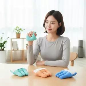 악력기 손가락 운동기구 노인 힘 기르기 휴대용 악력 단련기 손 근력 강화 도구