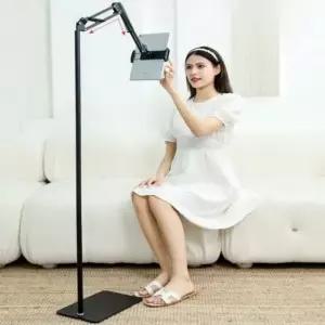 [베스트TOP100]대형 태블릿 자바라 거치대 튼튼한 고급 책상 핸드폰