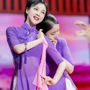 전통의상 클래식 베트남 아오자이 꽃 원피스 여성 소매