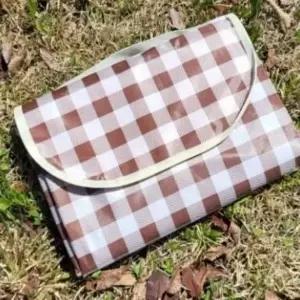 ( )소풍돗자리 야외돗자리 휴대용돗자리 소풍매트 방수 피크닉매트 체크 초콜렛 대