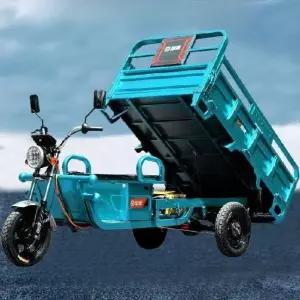 농업용 소형 트럭 3륜 산악 전동 운반차 카트 삼륜차 1.5x1m 농사용 강화 리튬