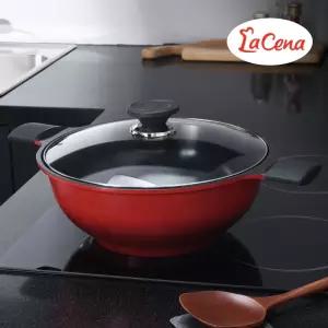 후라이팬 라체나 메이플트리 IH냄비 점보웍 32cm