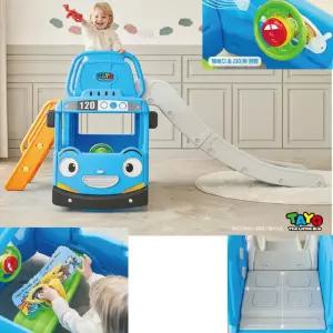 3in1 공간 운전놀이 꼬마버스타요 미끄럼틀 안전가드 실내놀이터 슬라이드 실내미끄럼틀 인기