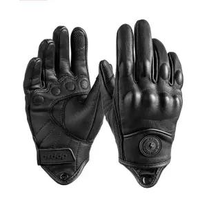 바이크 가죽반장갑 핑거리스 염소 옐로우 보호 가죽