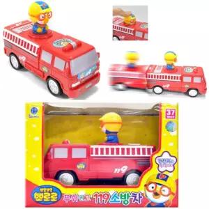 건전지NO 누르면 달리는 뽀로로 소방차 논리지능 아기선물 어휘능력 키즈카페 융합사고 신체균형