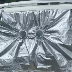 무시동 히터 난방 가림막 창문 일체형 차박 온풍기 출풍구