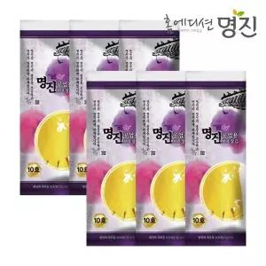 [명진] 공업용 보호 고무장갑 10호 옐로우 X 6개