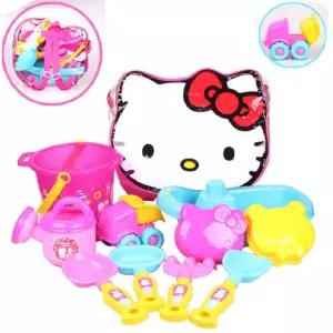 4세여아 정서발달 헬로키티 모래놀이set가방 어린이날선물 EQ 어린이집 샌드놀이 정서안정 추천