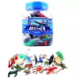 유치원 바다생물 피규어n그림 학습카드 유아모형완구 어류모형 교육용완구 인기 물고기피규어