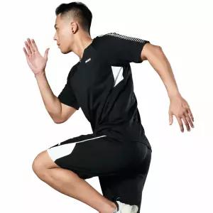 튜뮤 스판원단 남자 트레이닝복세트 반팔+반바지 헬스복