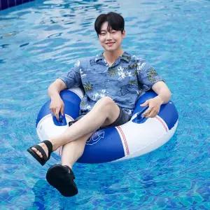 익사이팅 이중 튜브 100 원형 튜브 물놀이 계곡 바다