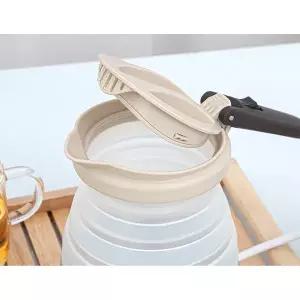 미니 라팔 전기 접이식 휴대용 포터블 주전자 캠핑용 포트 커피포트 폴딩포트 여행용 키친아트750HF/0.6L