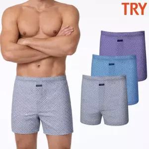 남자쿨트렁크 사각팬티 시원한 여름 아빠팬티 소변구 있는 박서 3종 세트