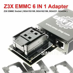 EMMC 소켓 Emmc Pro 6 in 1 어댑터 Z3x Easy Jtag Plus Box/ UFi eMMC221.254.162.186.153.169
