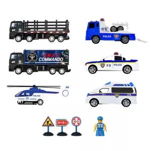 4세남아 112 헬리콥터 자동차set 지능발달 아동장난감 평가인증교구 키즈카페 놀이방완구 상상력