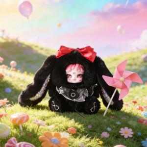 벨라 600% 드림 버니 시리즈 비닐 플러시 블라인드 박스 트렌디 토이 컬렉션 생일 발렌타인데이 선물  2026