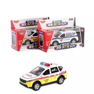 문 열리는 119구급차 SUV형 작동완구 추천 풀백자동차 놀이방장난감 아기선물 어린이집교구 인기