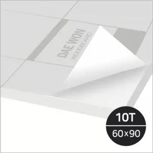 대원 폼보드(팝) 단면접착 10T 60X90 백색 꾸미기용 판넬 모형재료 인테리어