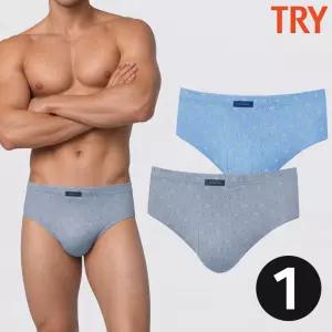 트라이 남자브리프115 120 순면100 맥시 삼각팬티 아빠 선물