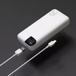 [모두쇼핑]20000mah 보조배터리 C타입 듀얼 동시충전 1만 휴대용 5핀보조배터리