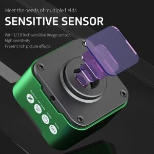 MaAnt XJ-03 60FPS HD 현미경 카메라 1/1.8 CMOS 센서 출력 삼안 스테레오 BGA 수리 CPU 납땜