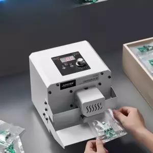 미니 밴드실링기 비닐접착 씰링기 롤러 자동 접착기