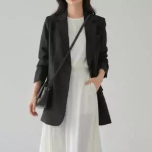 [신세계라이브쇼핑][옷자락] 여성 폴리스판 싱글버튼 간절기 롱코트